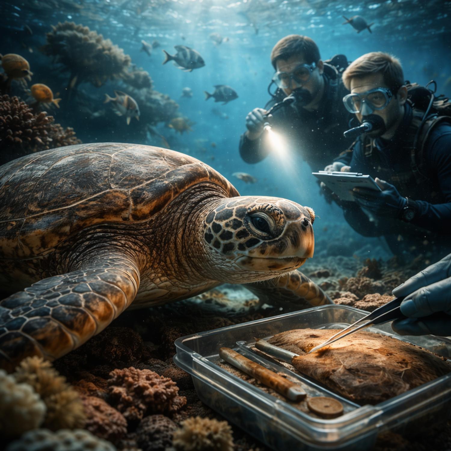 El código secreto de las tortugas: cómo su caparazón guarda la historia del mar