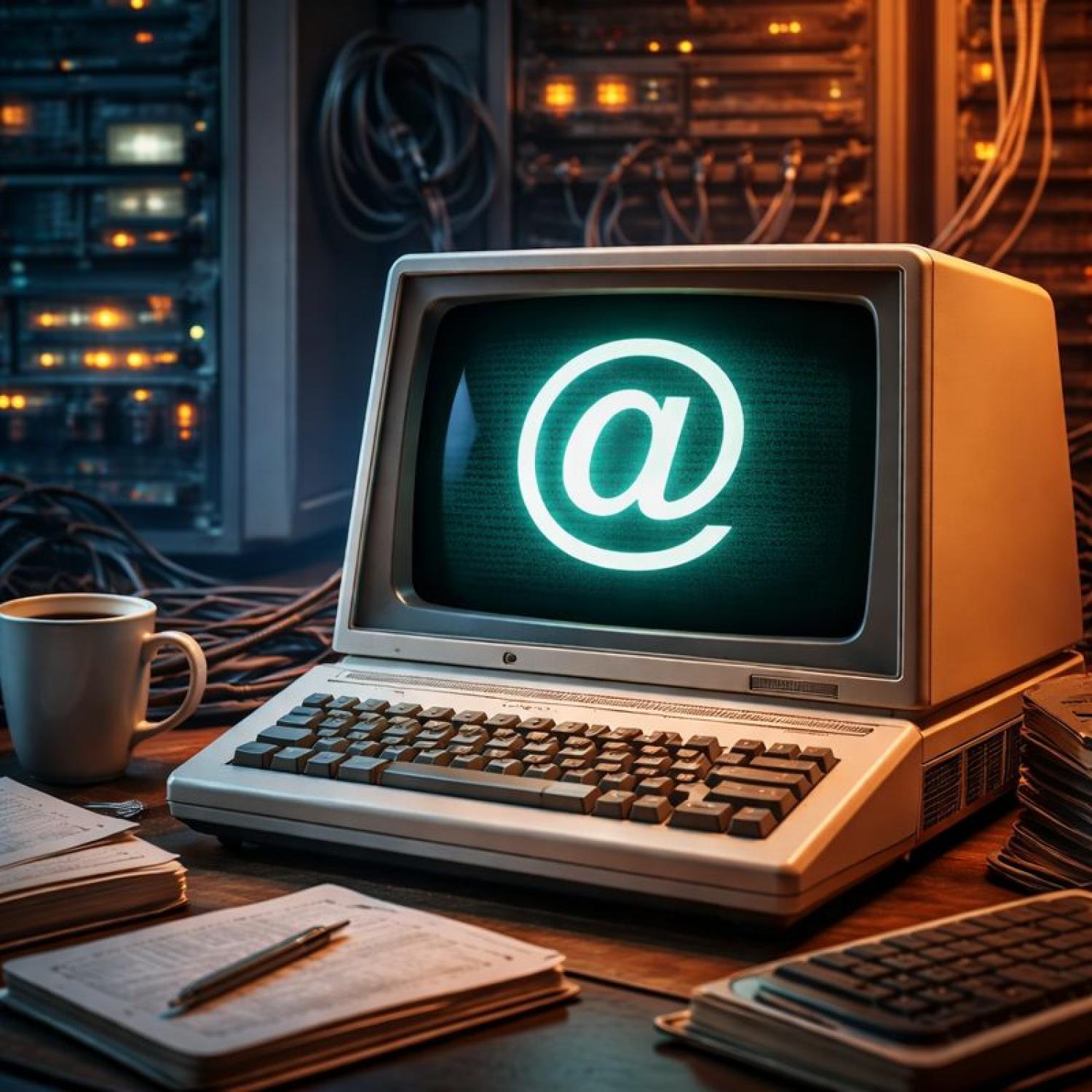 El origen del correo electrónico: la revolución que nació por accidente