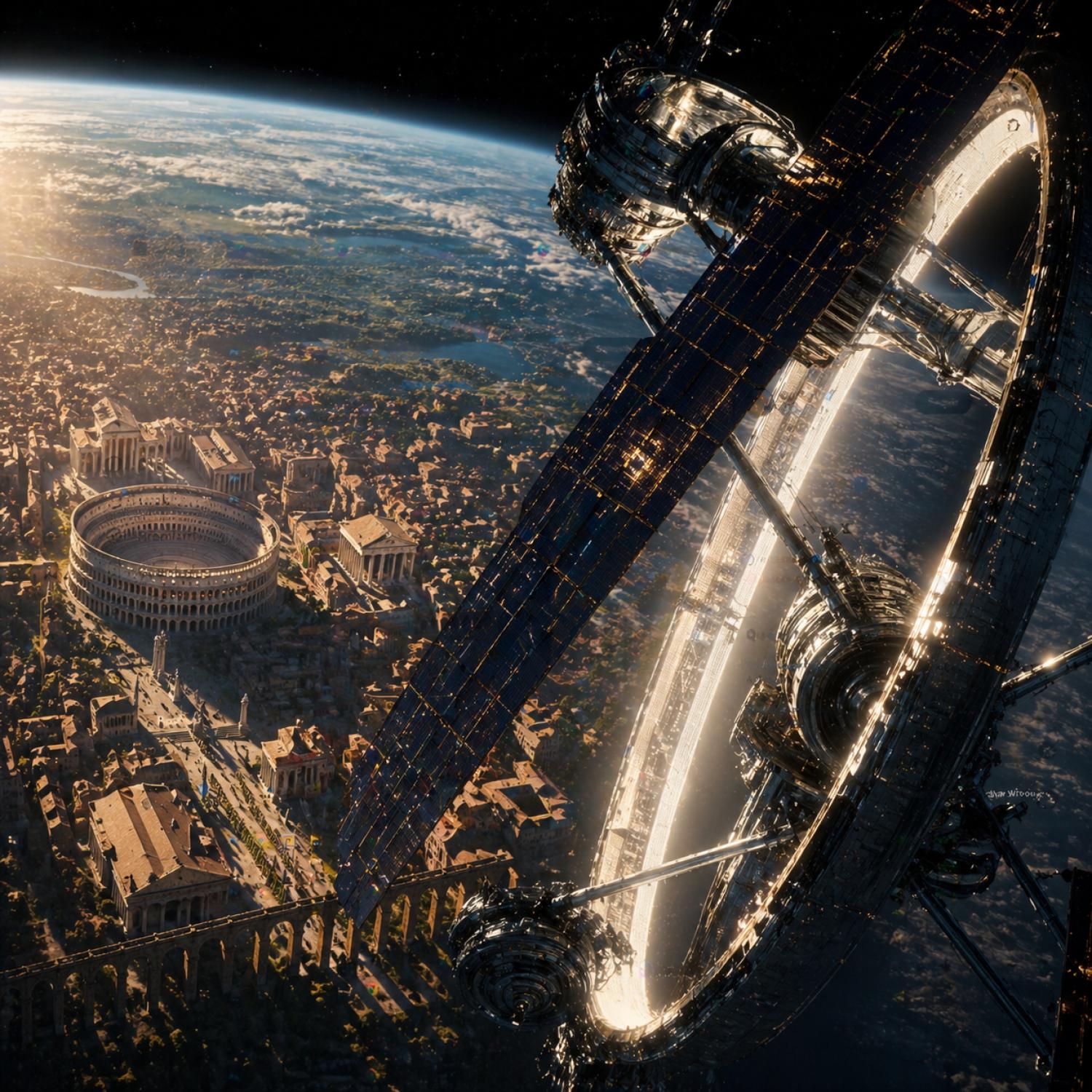 ¿Podríamos ver el Imperio Romano desde el espacio? Así funciona la física de ver la historia desde el espacio